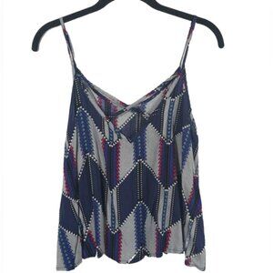 Cuidado con el Perro Spaghetti Crisscross Strap Loose Bottom Top Zig Zag‎ MEDIUM